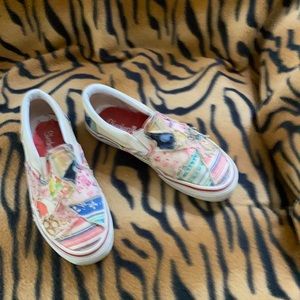 Vintage patchwork slip on sketchers tennis shoes size 8.5